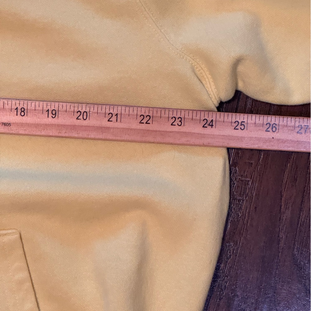 North Face Hoodie Men's Large Box NSE Pullover Yellow Black Box Outdoors Hiking - Picture 14 of 14